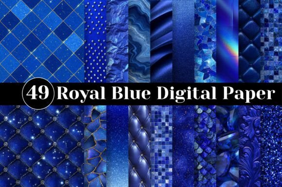 Download Royal Blue Digital Paper - Blue digital paper Collection