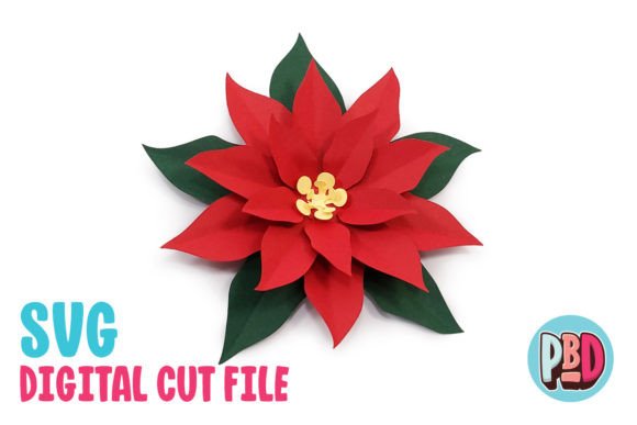 Download Poinsettia 3D Papercraft - Poinsettia Collection